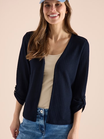 CECIL Gebreid vest in Blauw: voorkant