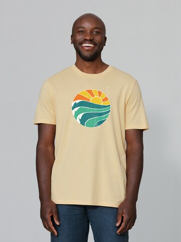 Watapparel Shirt 'Summer Sun' in Orange: front