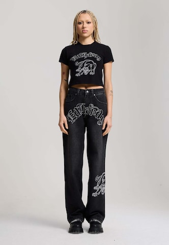Ed Hardy Tričko 'Panther' – černá
