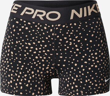 NIKE Skinny Sporthose in Schwarz: predná strana