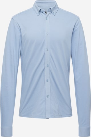 Only & Sons Regular fit Button Up Shirt in Blue: front