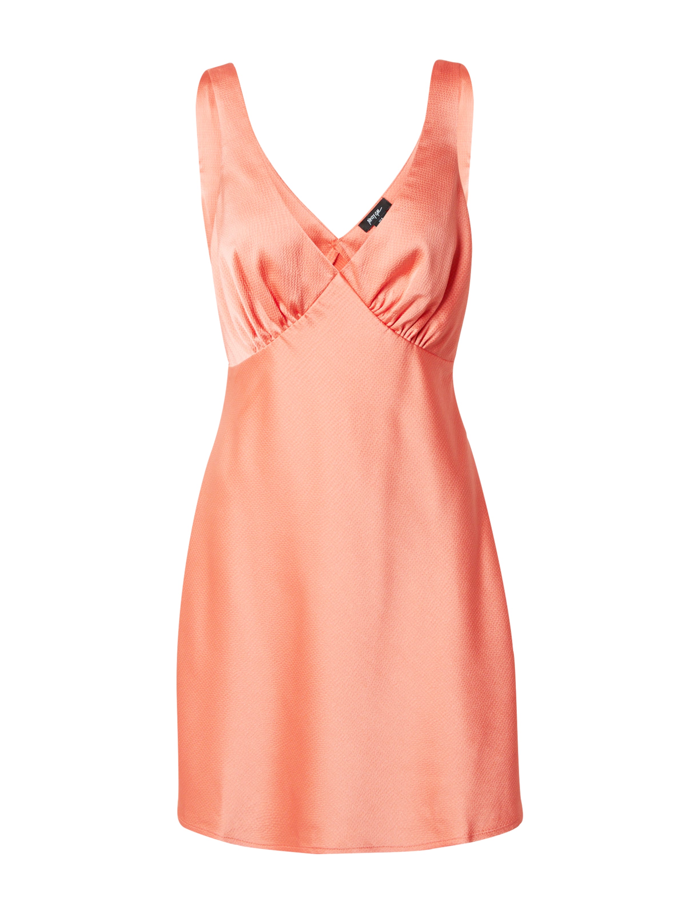 Nasty Gal Koktejlové šaty – oranžová: přední strana