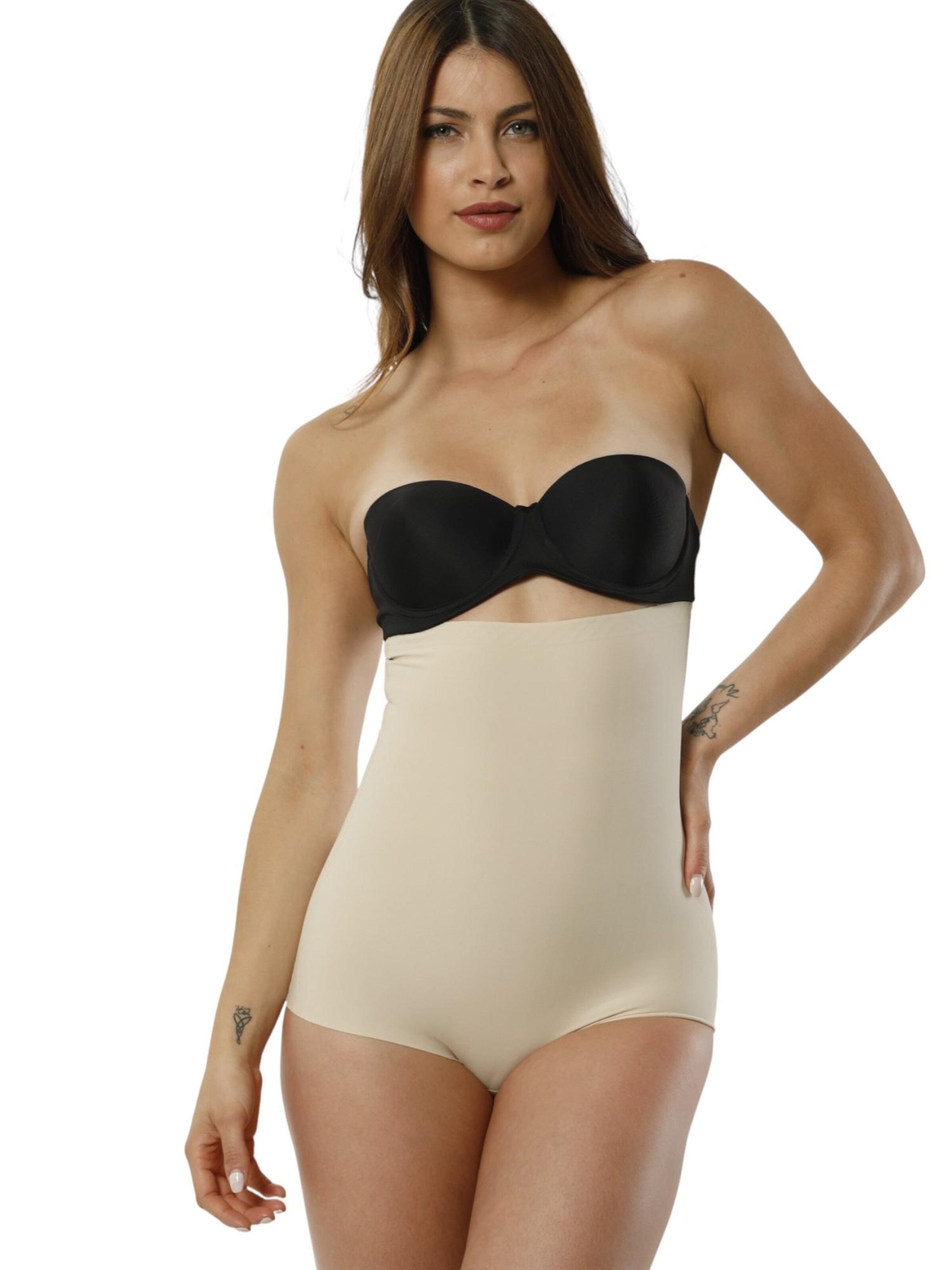 Slip scultant 'LaserShape' fashionshowcase en beige