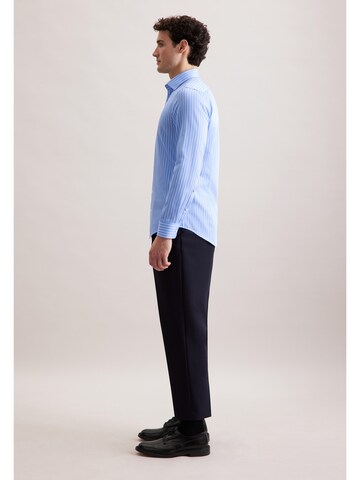 SEIDENSTICKER Slim fit Zakelijk overhemd 'SMART CLASSICS' in Blauw