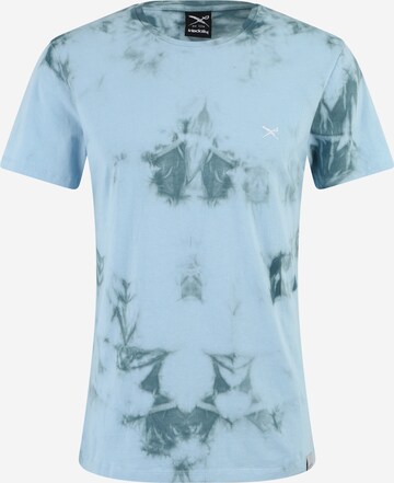 T-Shirt Iriedaily en bleu : devant