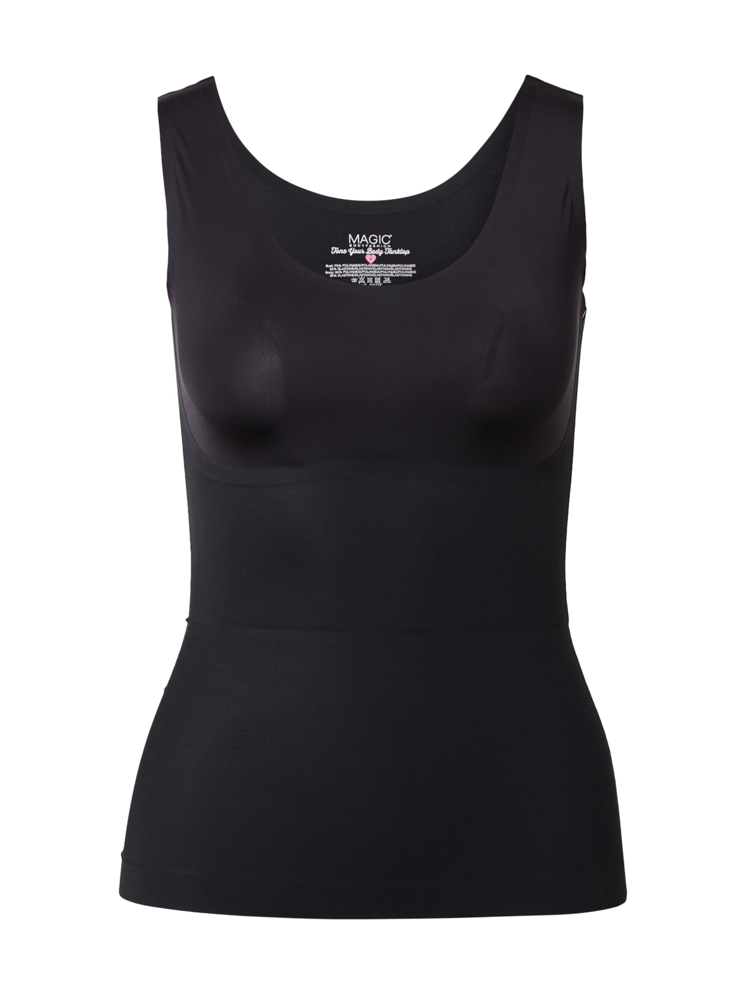 MAGIC Bodyfashion Shapingtop 'Tone Your Body' i sort: forside