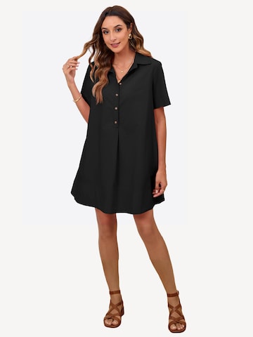 Rochie tip bluză de la Imily Bela pe negru