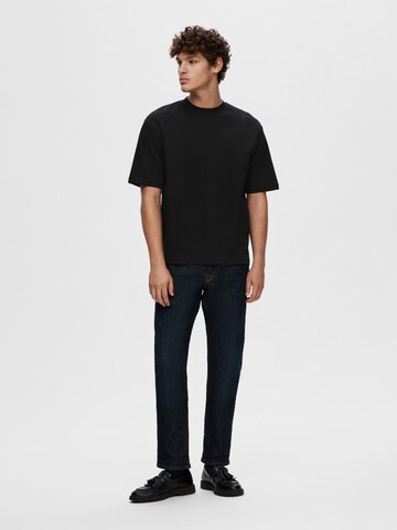 Maglietta 'Oscar' di SELECTED HOMME in nero
