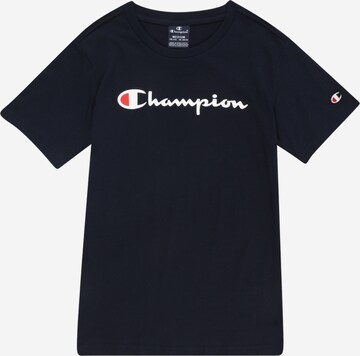 Champion Authentic Athletic Apparel T-Shirt in Blau: predná strana