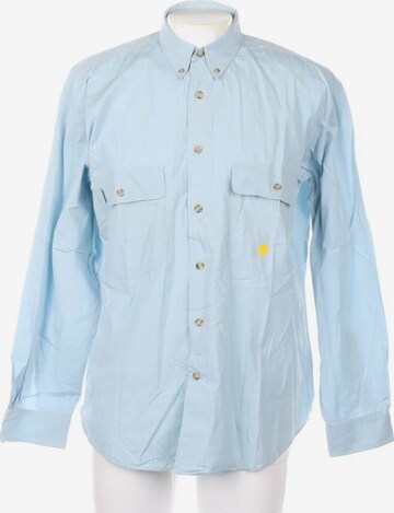 Van Laack Button Up Shirt in XL in Blue: front