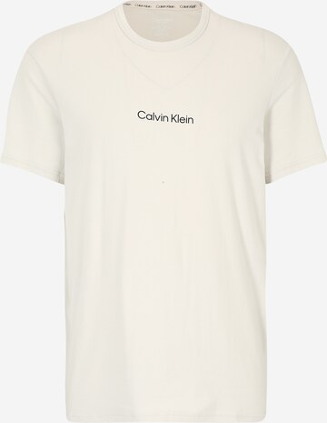 T-Shirt Calvin Klein Underwear en beige : devant