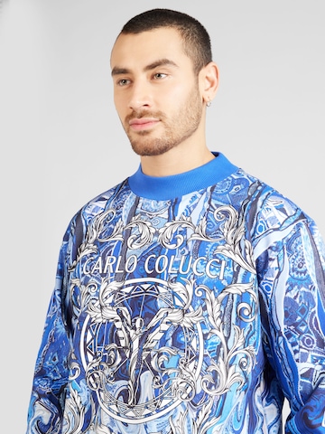 Carlo Colucci - Sweatshirt 'Dematte' em azul