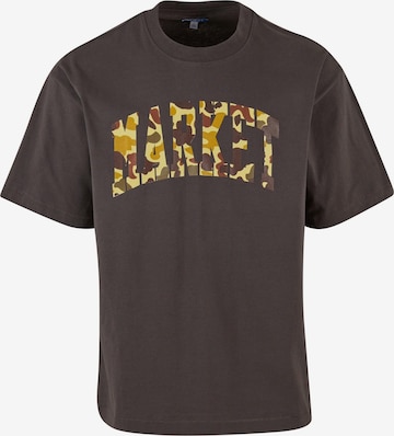 MARKET Shirt 'Duck' in Bruin: voorkant