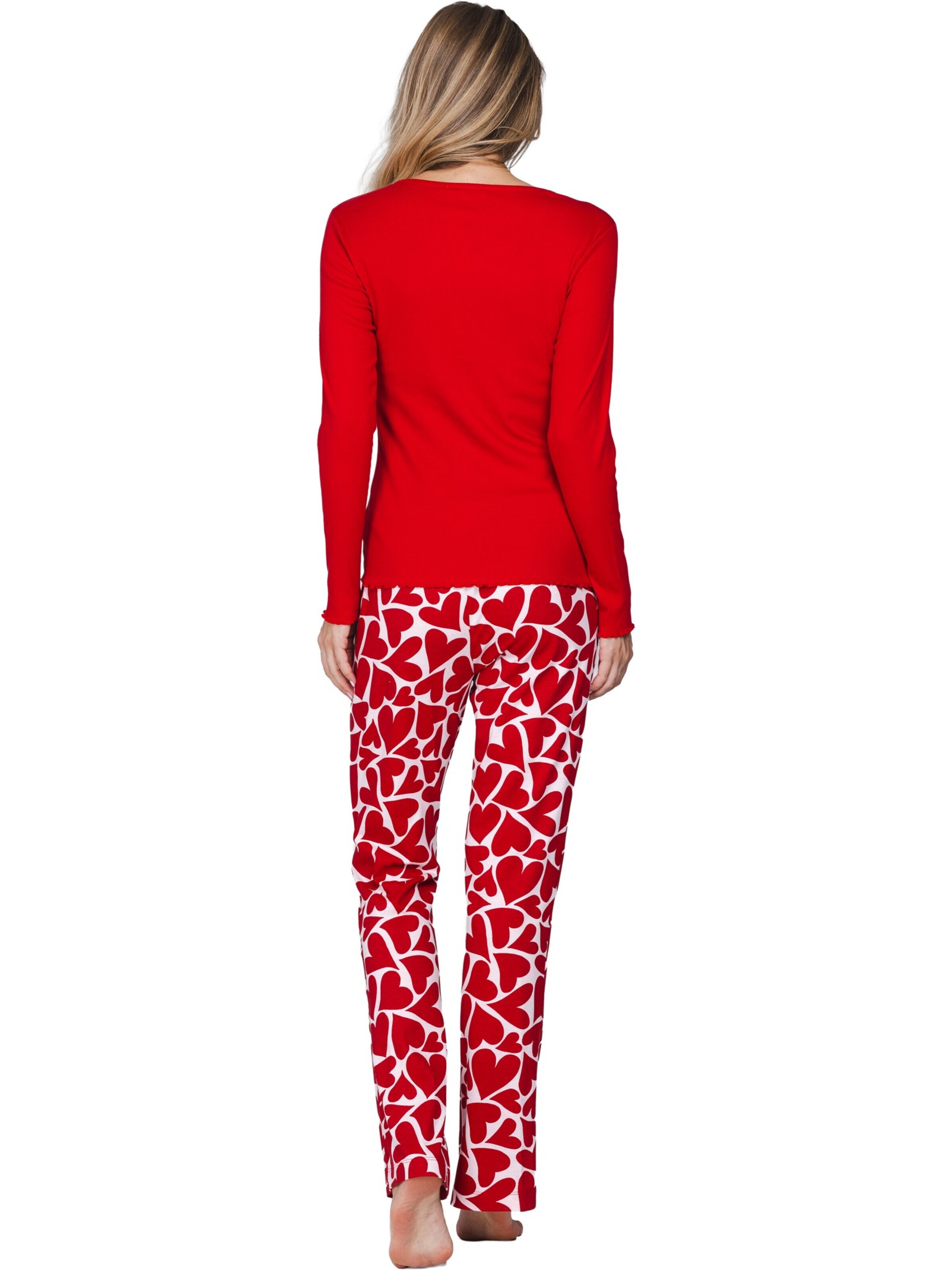 Rebelle Pajama 'Endless Love' in Red
