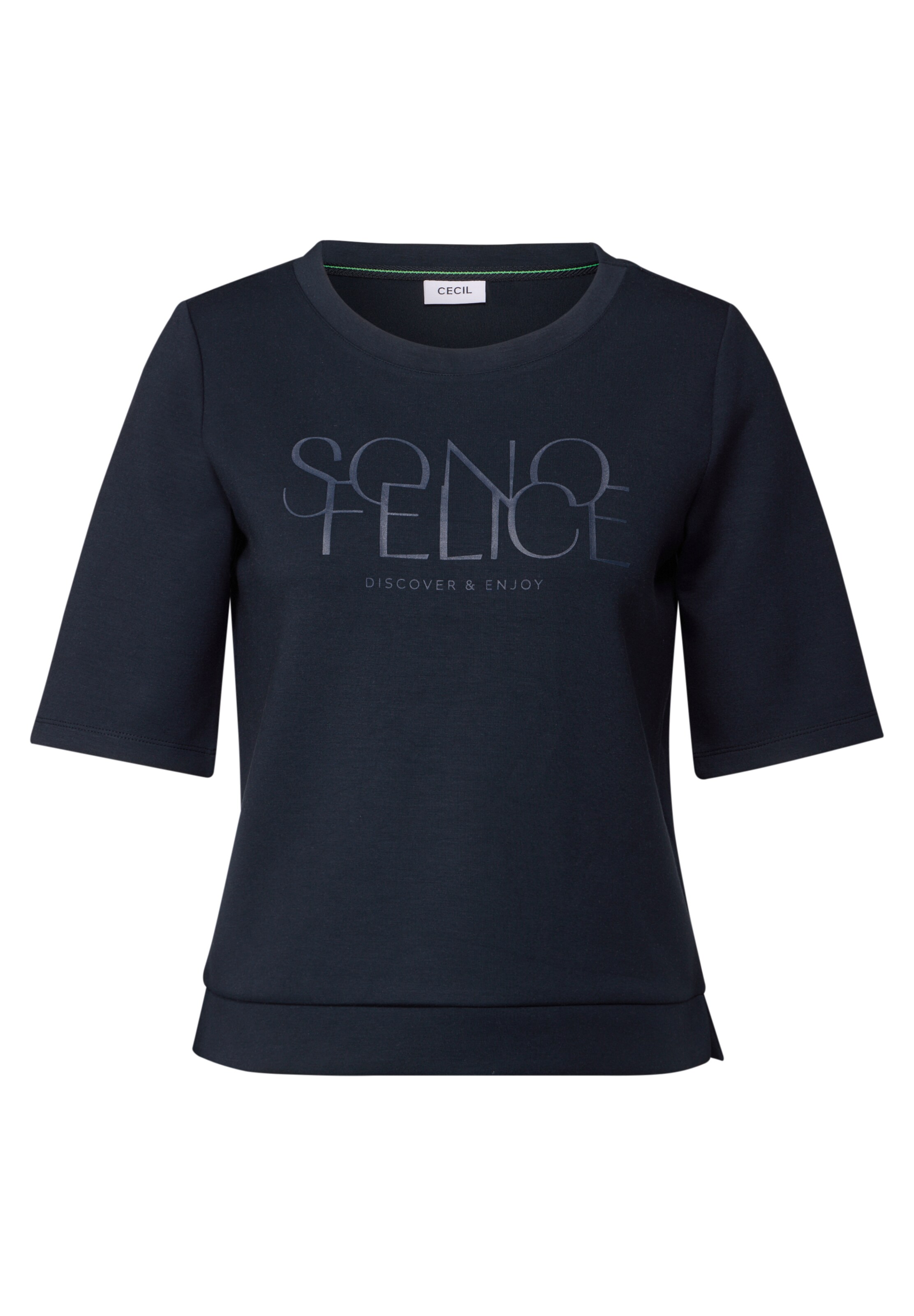 CECIL T-Shirt in Blau: Vorderseite
