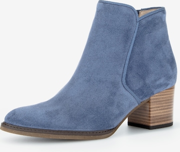 GABOR Ankle Boots in Blue: front