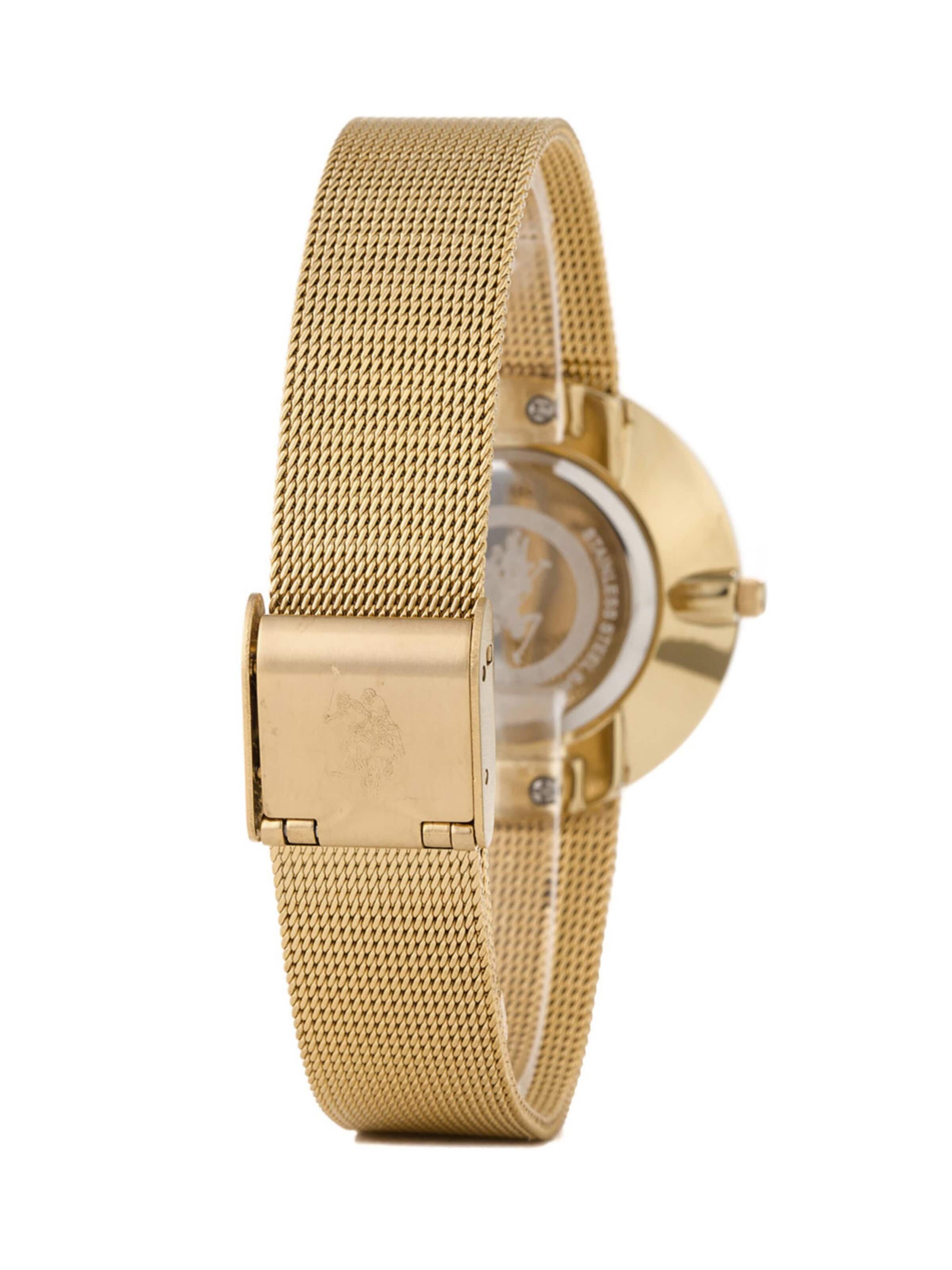 U.S. POLO ASSN. - Reloj analógico 'Giselle' en amarillo