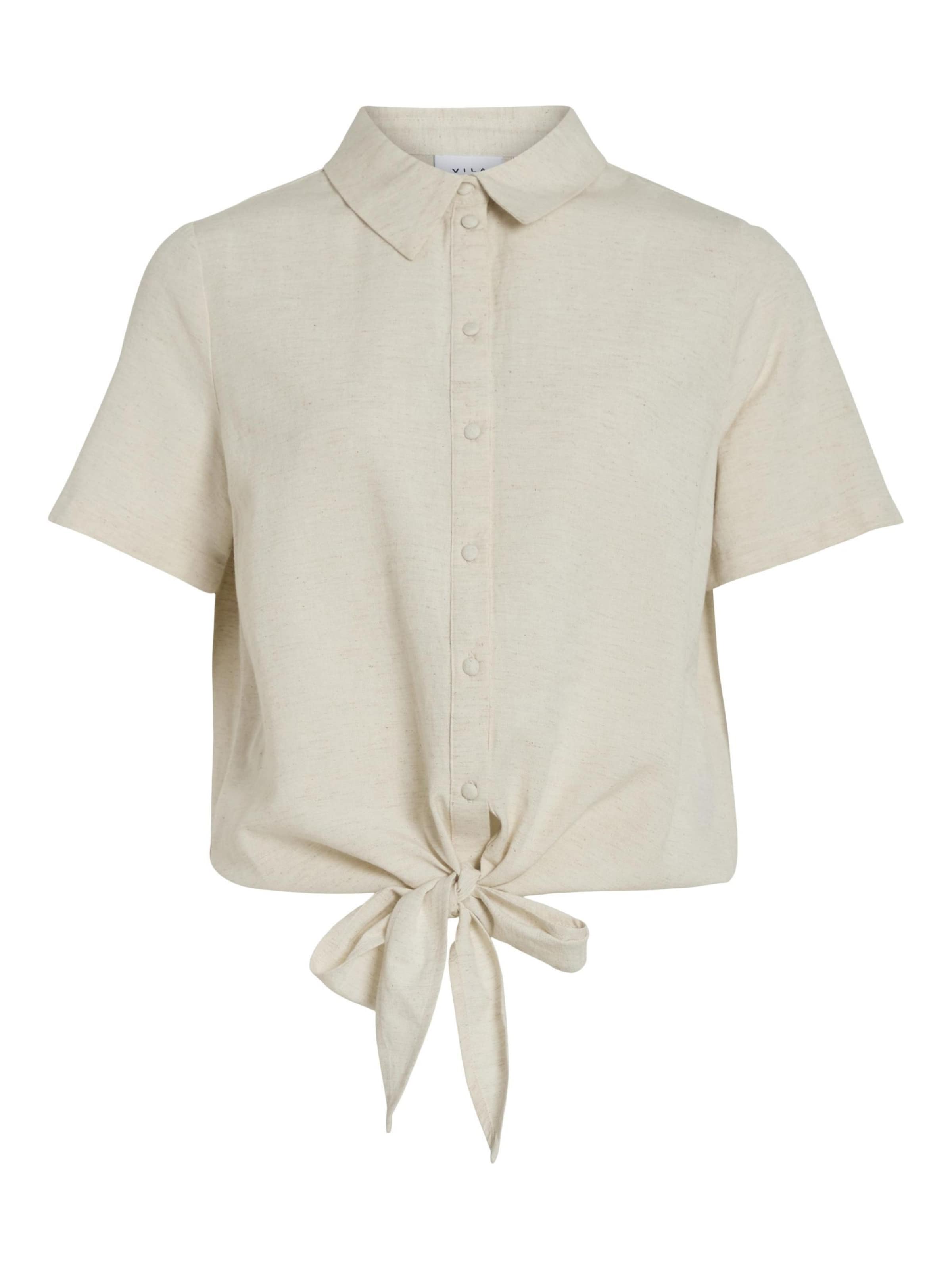 VILA - Blusa 'Prisilla' en blanco: frente