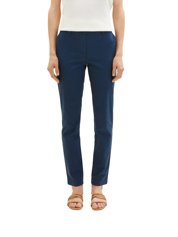 TOM TAILOR Regular Chino Pants in Dark Blue