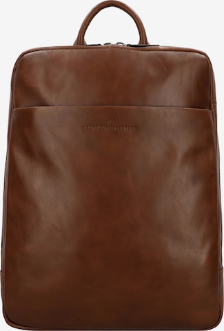 Castelijn & Beerens Backpack 'Specials' in Brown: front
