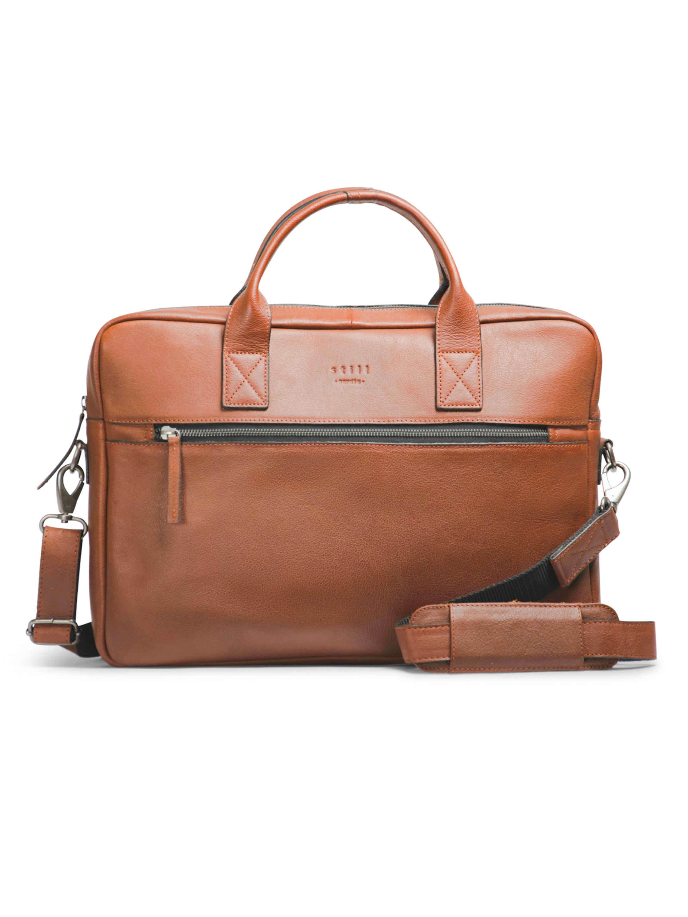 still Nordic Dokumenttaske 'Clean Brief' i brun: forside
