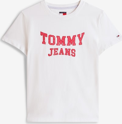 Marškinėliai 'VARSITY' iš Tommy Jeans, spalva – raudona / balta, Prekių apžvalga