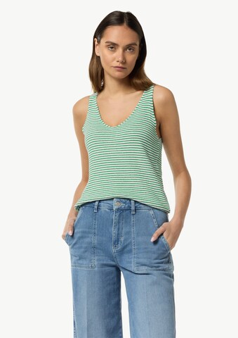 comma casual identity Gebreide top in Groen: voorkant