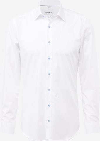 Coupe slim Chemise business OLYMP en blanc : devant