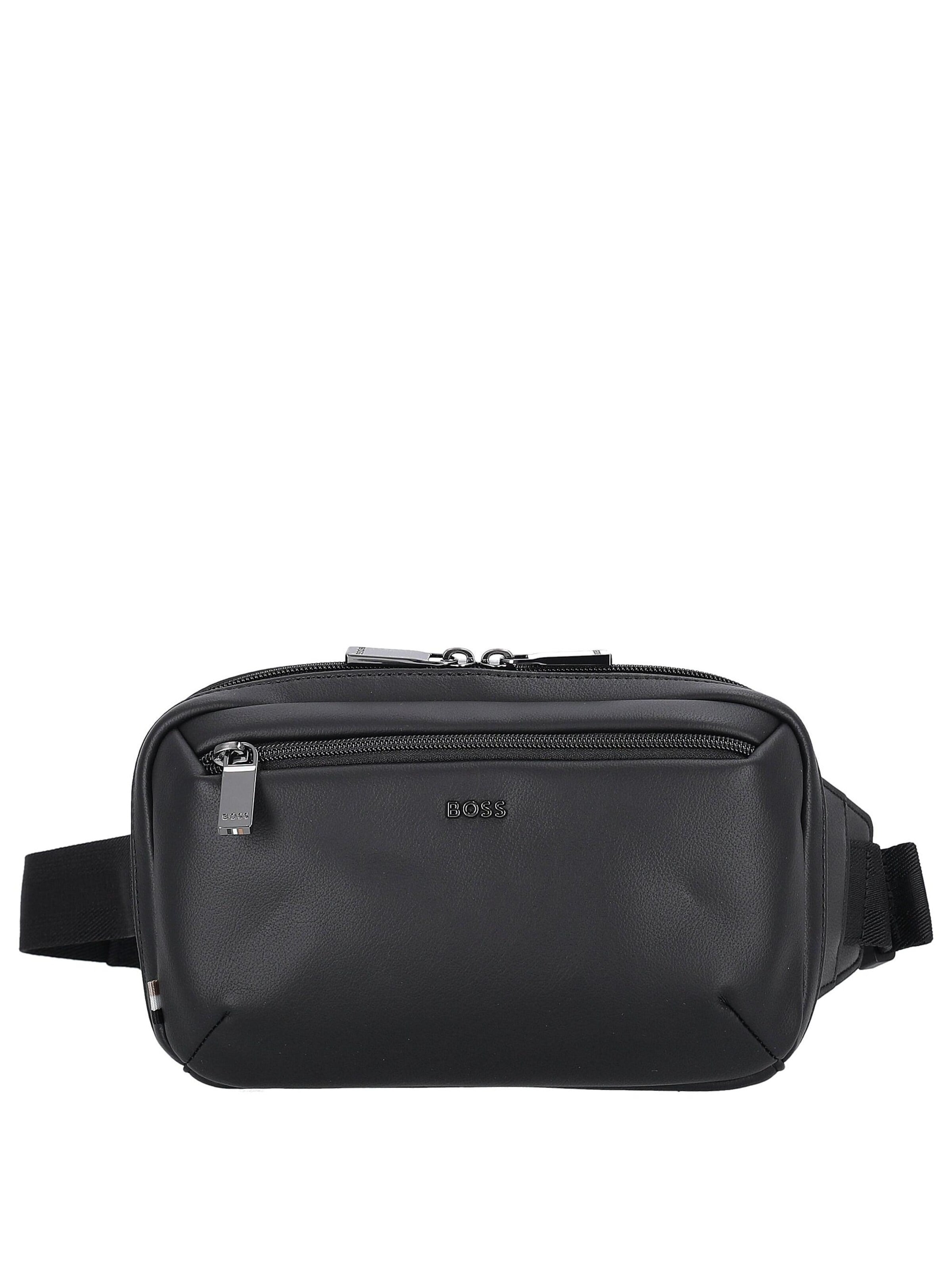 HUGO BOSS Belt bag 'Jace' in Black: front