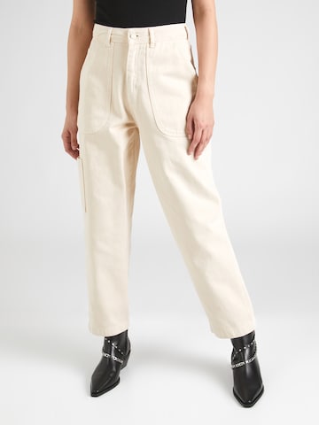 mazine Loosefit Jeans 'Jala' in Wit: voorkant
