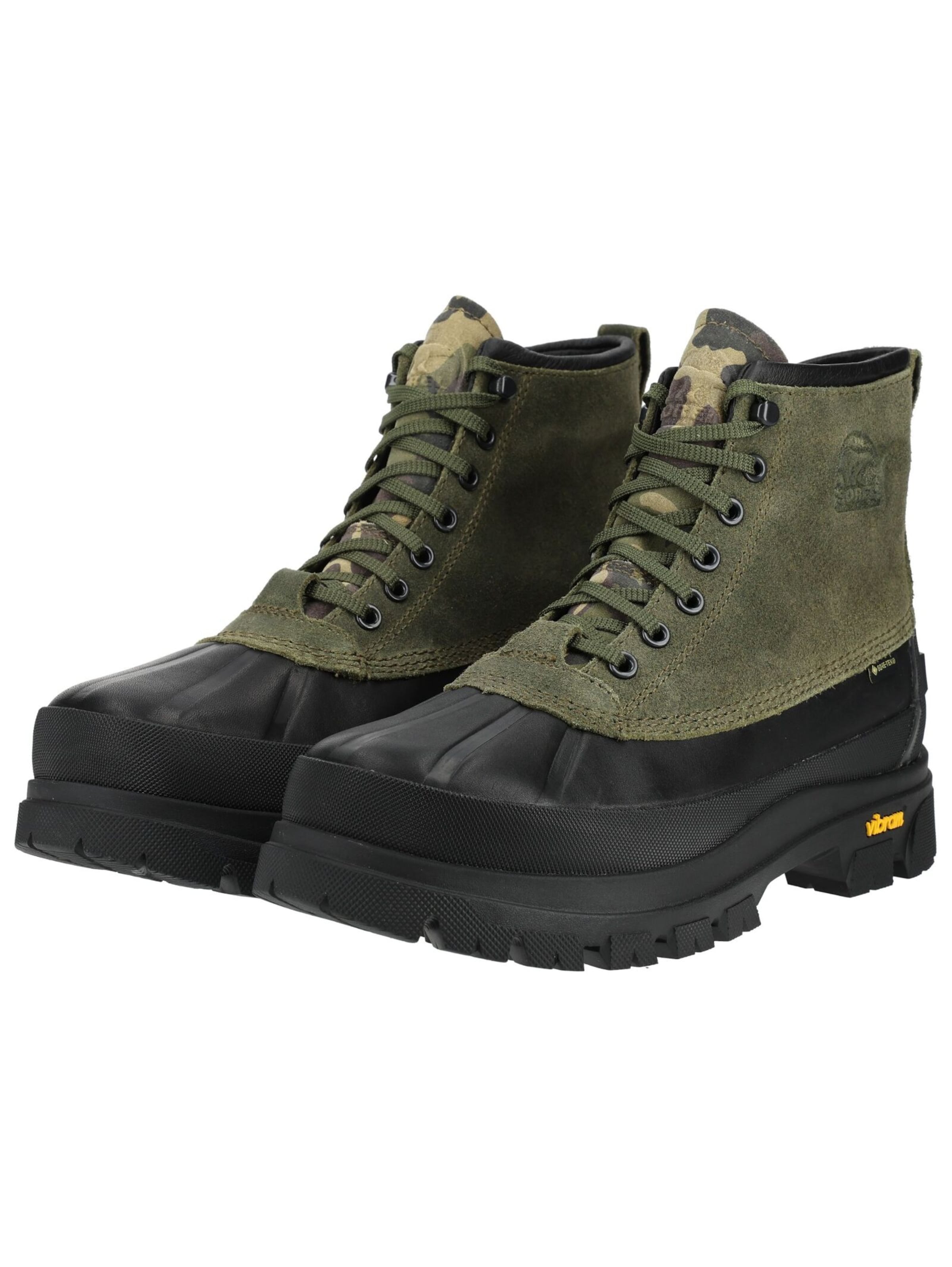 Boots stringati di SOREL in verde