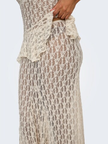 ONLY Юбка 'ONLAYA' в Бежевый