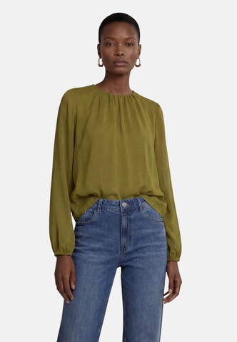 zero Bluse in Braun: Vorderseite