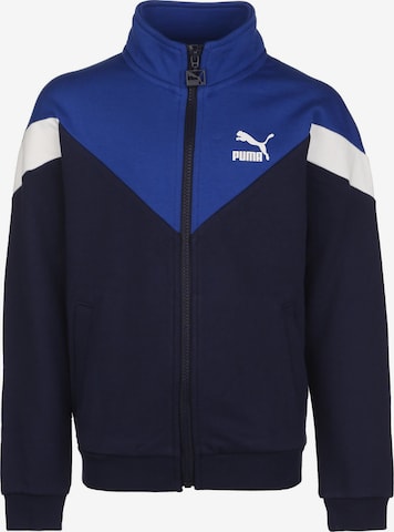 PUMA Regular fit Prehodna jakna | modra barva: sprednja stran