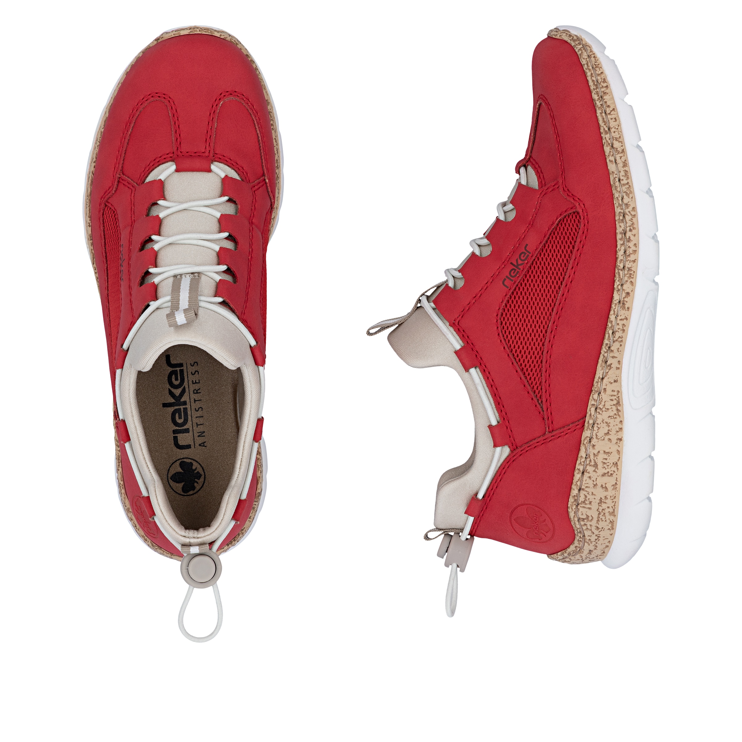 Rieker Slipper 'N42F9' in Rot