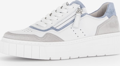 GABOR Sneakers in Light blue / Grey / White, Item view
