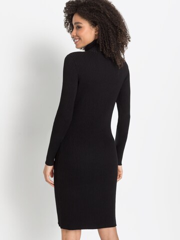 LASCANA Knitted dress in Black