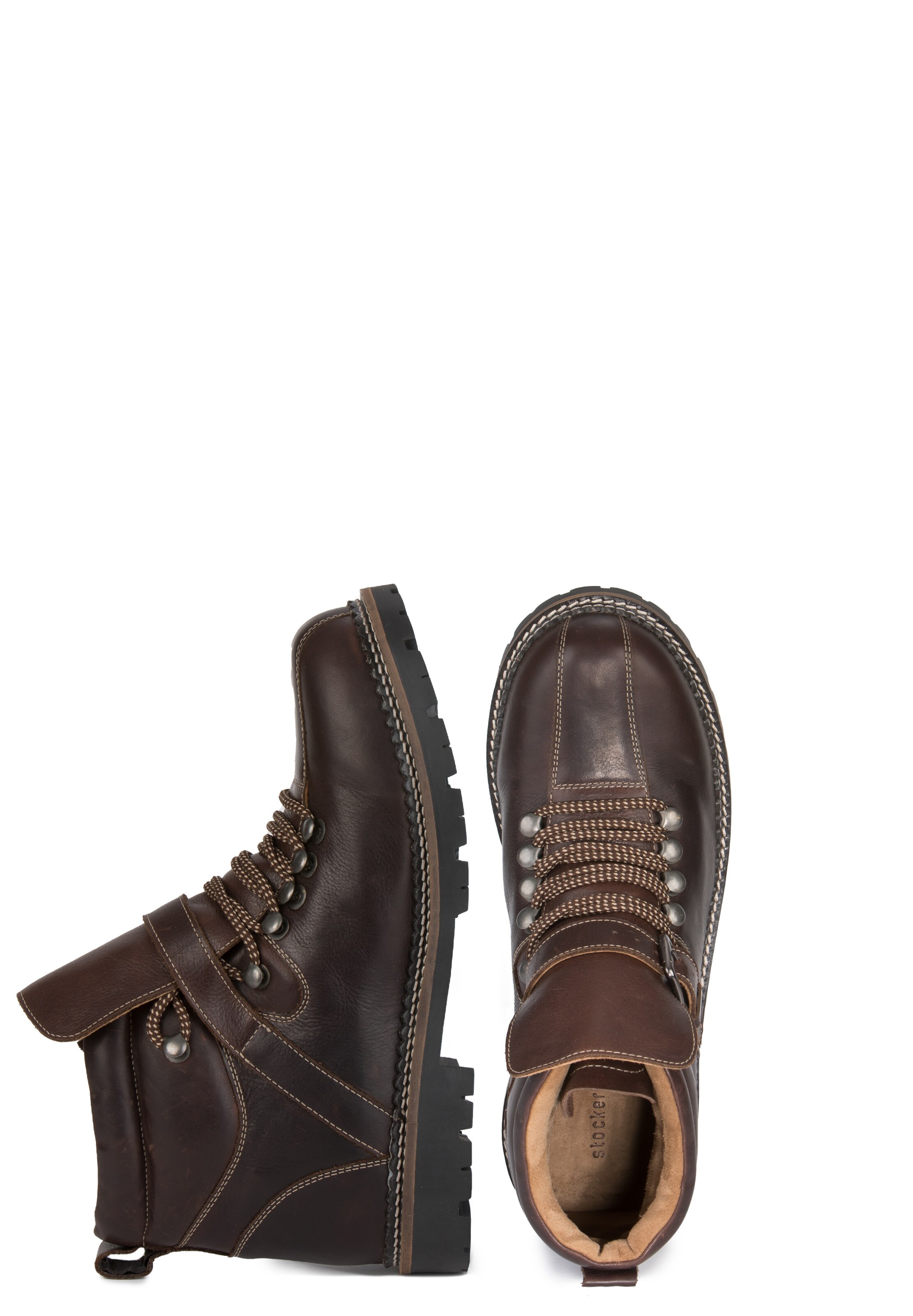 STOCKERPOINT Traditional shoes 'Tiago' in Brown