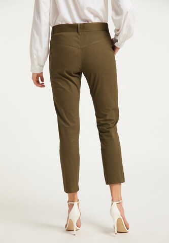 DreiMaster Klassik Slim fit Pants in Green