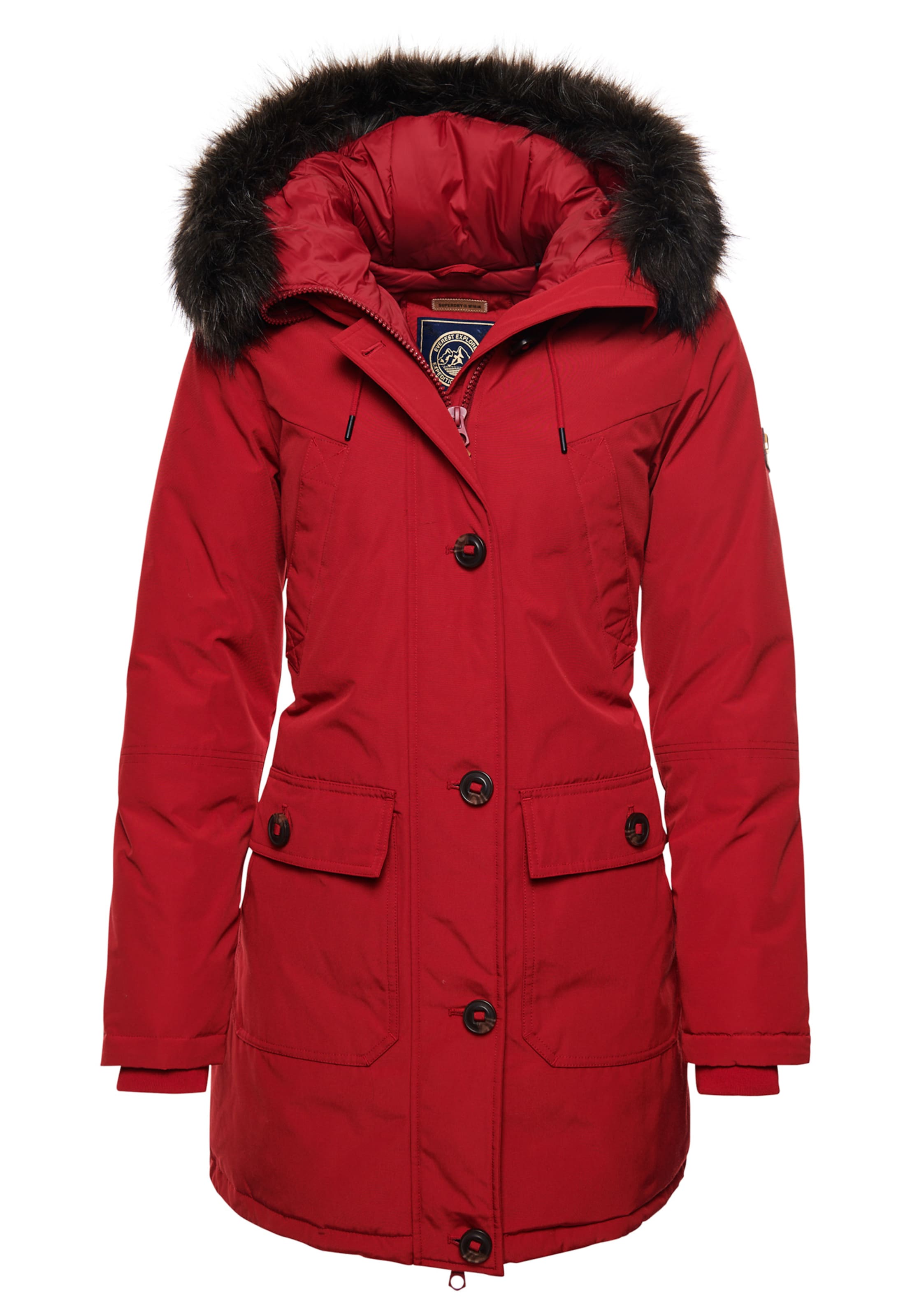 Frauen Jacken Superdry Winterparka 'Rookie' in Rot - GL69284 Frauen Jacken Superdry Winterparka 'Rookie' in Rot - GL69284