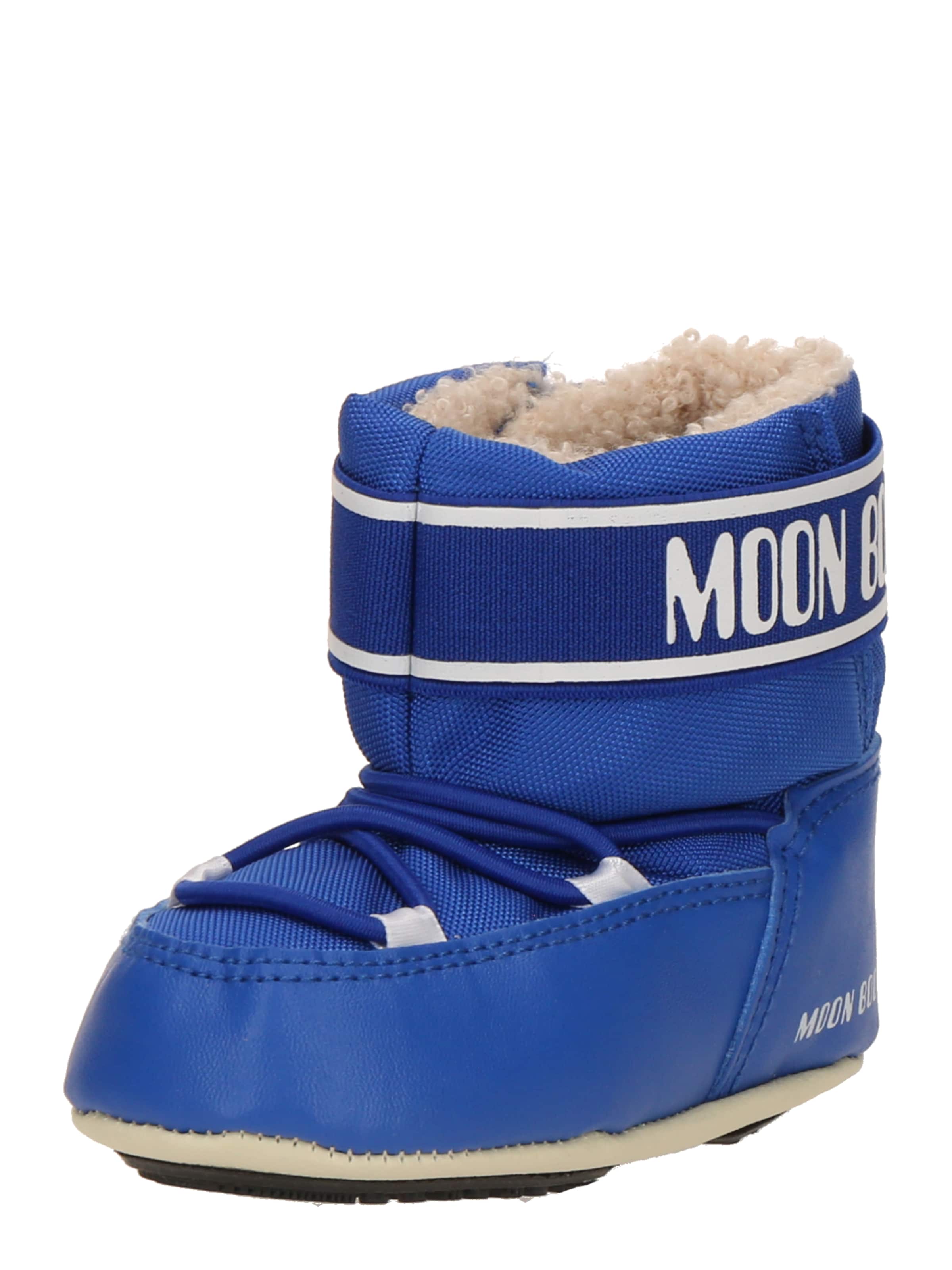 MOON BOOT Апрески в синьо: отпред