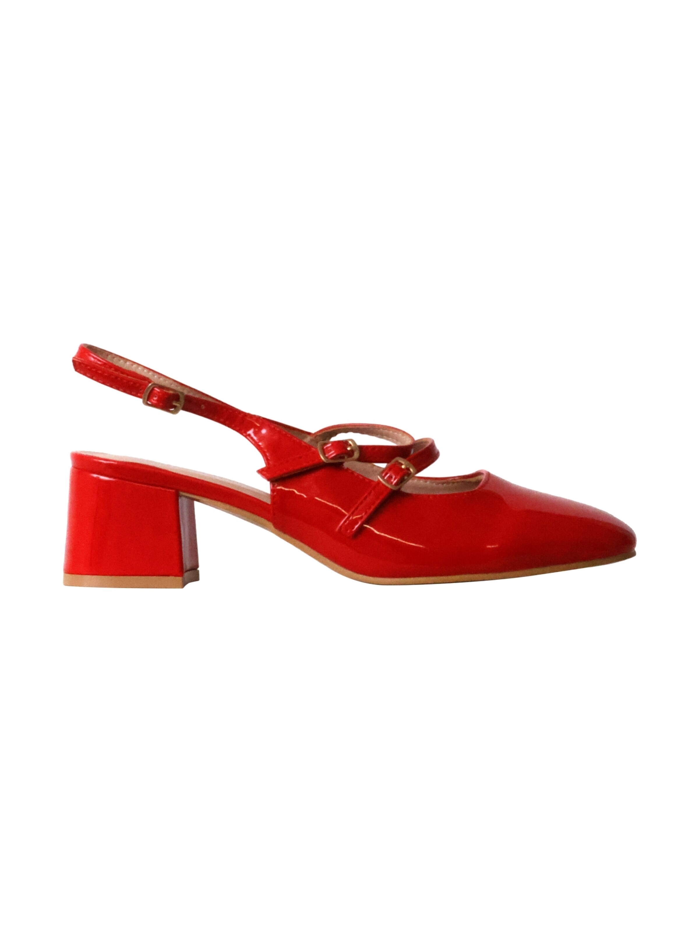 Sixth Sense - Zapatos con plataforma 'Pumps' en rojo