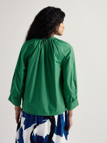 Camicia da donna 'Moor Grass' di Seasalt Cornwall in verde