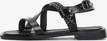 Derimod Sandal in Black: front