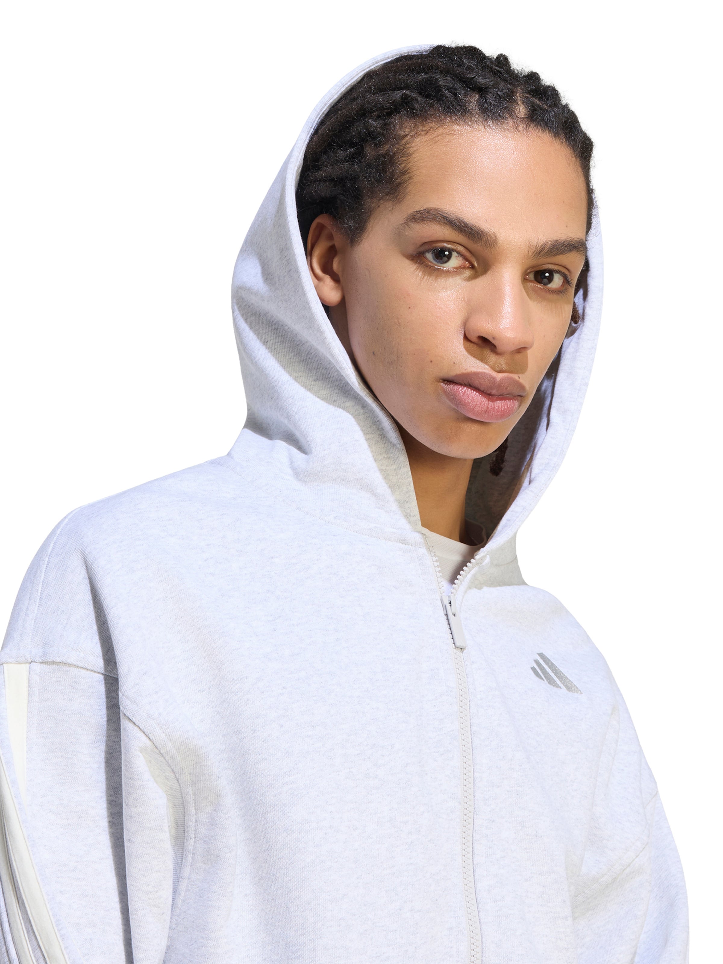 ADIDAS SPORTSWEAR Športová mikina so zipsom 'AK' - Sivá