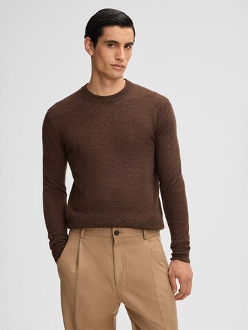 STRELLSON Pullover 'Alpus' in Braun: Vorderseite