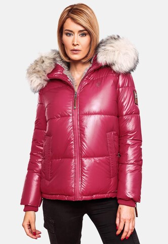 NAVAHOO Winter jacket 'Tikunaa' in Pink: front