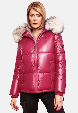 Veste d’hiver 'Tikunaa' NAVAHOO en rose : devant