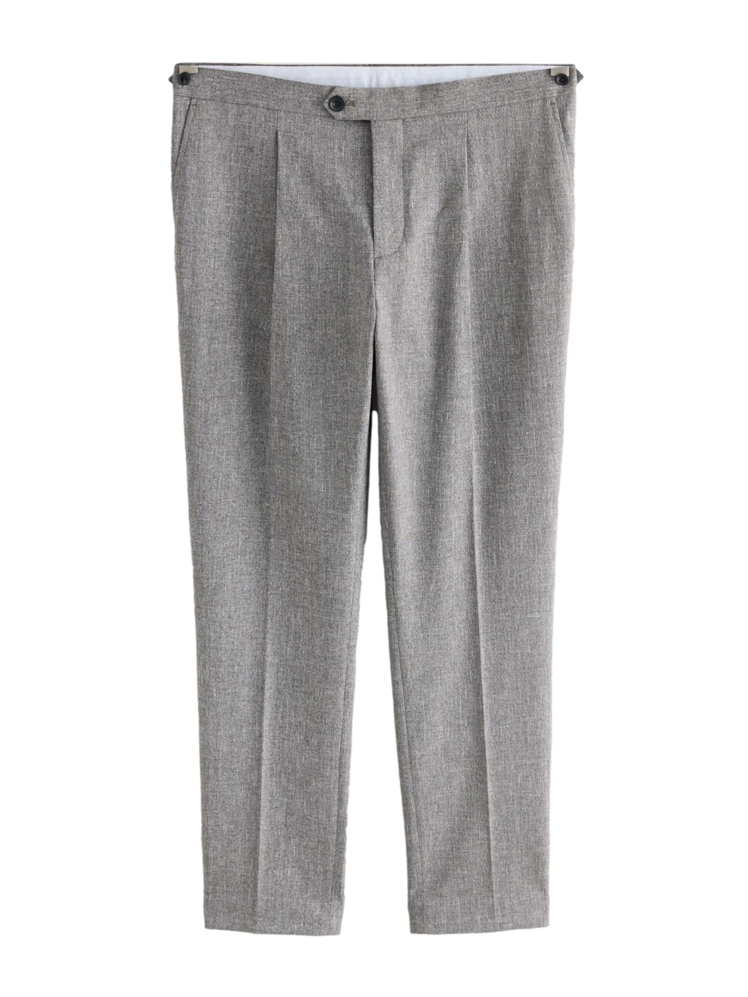 Next - regular Pantalón plisado en gris