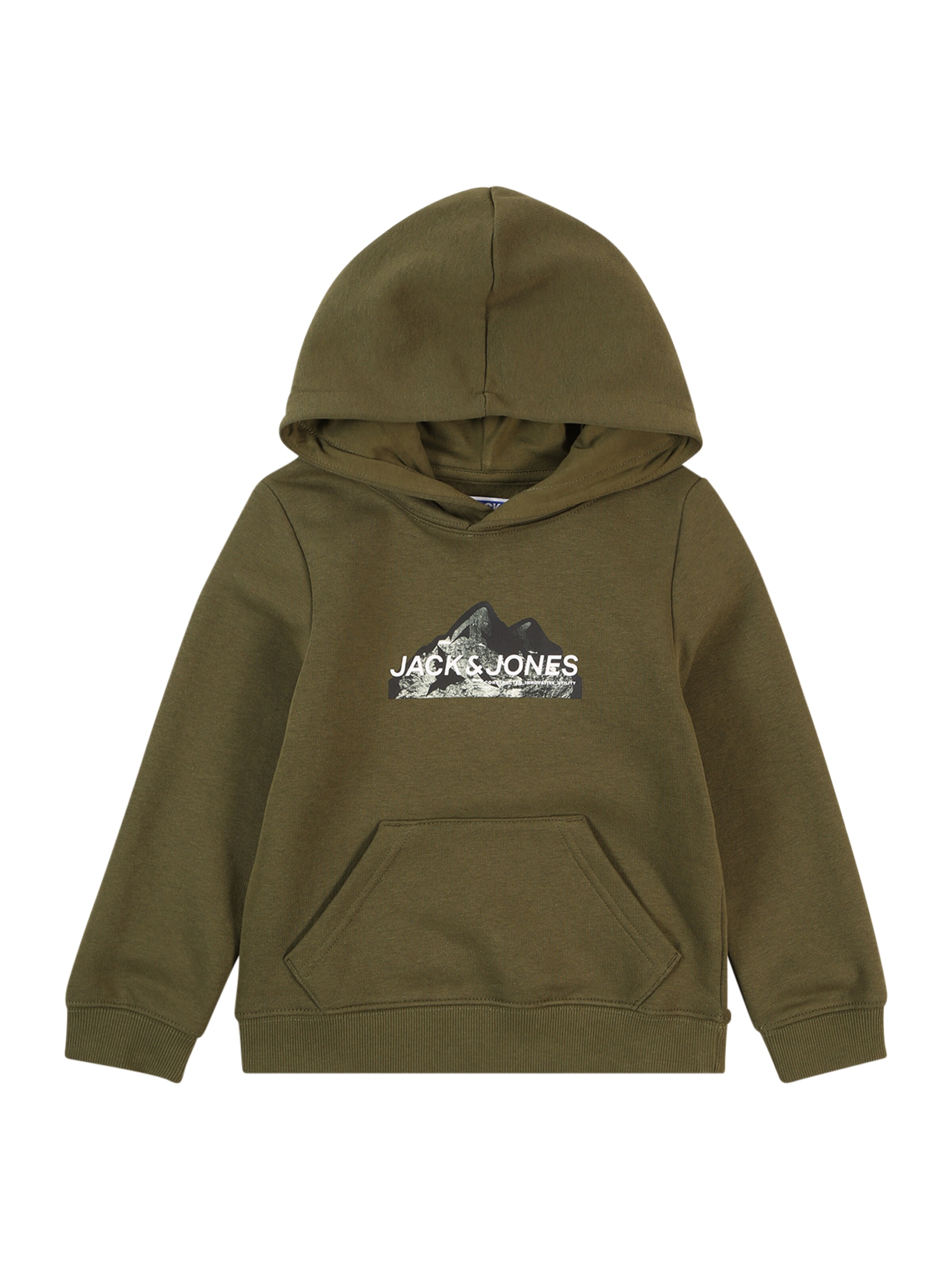 JACK & JONES MINI Суичър в зелено: отпред